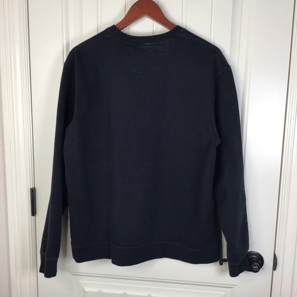 Dolly Pardon Crew Neck Sweatshirt in Black Size Large. - Picture 4 of 6